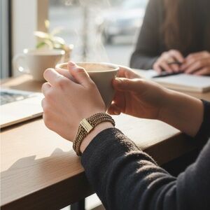 Jenny Bird Marra Cuff Bracelet Gold